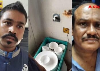 दुरंतो एक्सप्रेस के टॉयलेट में बर्तन साफ करता मिला IRCTC स्टाफ, वीडियो हो गया वायरल