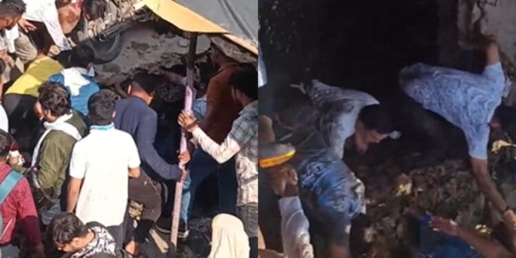 B.Ed परीक्षा से पहले बड़ा हादसा, जर्जर स्लैब टूटा और नाले में गिरे अभ्यर्थी, VIDEO