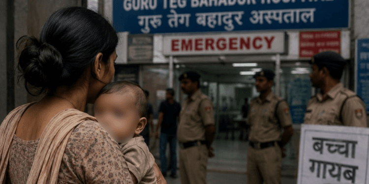 दिल्ली: GTB हॉस्पिटल से 7 महीने का बच्चा गायब, किडनैपिंग का केस दर्ज