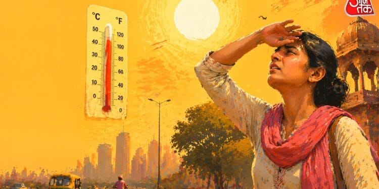 उत्तर भारत में आसमान से बरस रही आग! बांदा में 47.4 डिग्री तापमान, कई शहरों में हीटवेव का अलर्ट