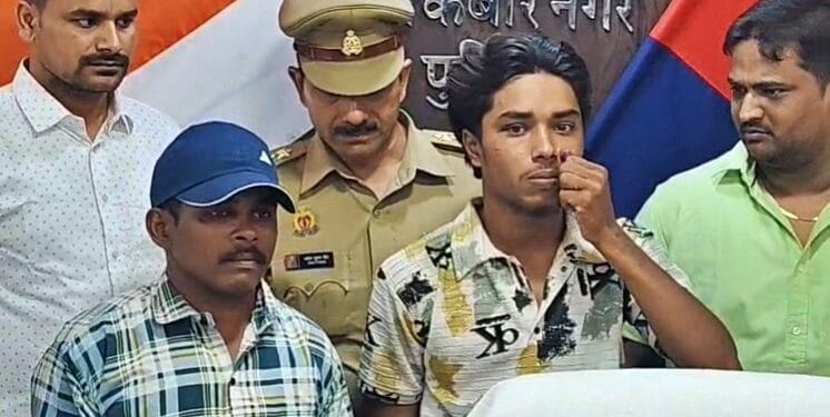 पुलिस कस्टडी में ‘मूंछों पर ताव’! महिला से चेन लूटने वाले शातिर बदमाशों की कैमरे के सामने हेकड़ी