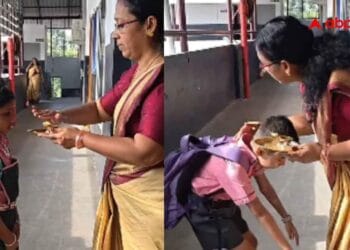 लंबी छुट्टी के बाद स्कूल पहुंचे बच्चे, आरती से हुआ वेलकम; देखें वीडियो